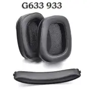 Replacement Earpads Ear Cushions and Headband Pad Kit for Logitech G933 G633