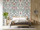 3D Floral Seamless Wallpaper Wall Mural Removable Self-adhesive 99