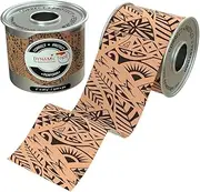Dynamic Tape | Biomechanical Adhesive Tape | for Sports & Physio | Knee, Ankle, Elbow, Leg, Muscle Support | Black 5 Centimetres x 5 Metres Roll