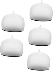 Happyyami 5pcs Hat Tray Display Stand Decorative Hat Funny Keychain Cute Wrist Rest for Computer Keyboard Deformation Baseball Cap Inner Cap Hat Hole Decoration Blow Hat Stickers White Pvc