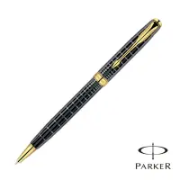 在飛比找momo購物網優惠-【PARKER 派克】SONNET 商籟 格紋金夾 原子筆(