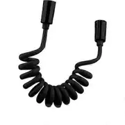 Toilet shower hose, Plastic, 3m, Black