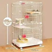 在飛比找蝦皮購物優惠-現貨(免運費)-日本IRIS貓籠貓咪籠貓屋PMCC-115雙
