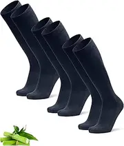 [DANISH ENDURANCE] 3 Pairs Classic Knee Socks with Comfort Waistband, Super Soft Quality, Comfortable, for Men & Women