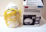 20 NEW 3M N95 Particulate RESPIRATOR Face MASKS 8110S Sz Small - Exp 7/2025