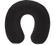 Memory foam neck pillow, black