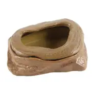 Reptile Food Bowl Tortoise Box Basin Crawling Pet Box Dish Lizard Horn Frog Guarding The Radiant Breeding Box Pet