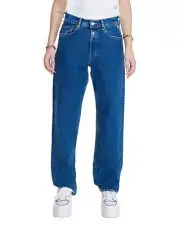 Replay Anny High Waisted Relaxed Fit Jeans Women Blue Pants