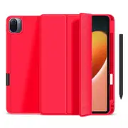 Shockproof Smart Cover TPU Case For iPad Pro 12.9" 4th Gen Pen Slot - Red