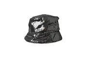 Dolce & Gabbana Silver Sequined Nylon Bucket Hat Men