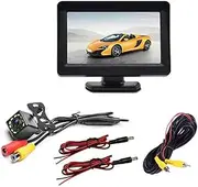 Reversing Camera 4.3 Inch for Reverse Camera for Dash Monitor LCD Color Display Monitor Car Camera Auto Accessories(A)