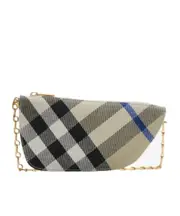 Burberry Micro Shield Sling Bag One size moss color