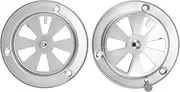 Smoker Lip Vent Damper Air Vent Outdoor Dryer BBQ Vent,Dryer Smoker Lip Vent Damper Dryer Vent,Smoker Air Vent Air Vent Outdoor Dryer BBQ Vent,Stainless Steel Grill Damper for Increased Airflow