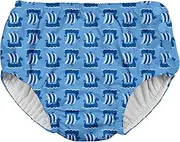 i play. Mix & Match Snap Reusable Absorbent Swimsuit Diaper-Blue Viking Geo 3T (2-3yrs)