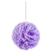 Mega Crafts - 10" Artificial Flower Pomander Kissing Ball - Lavender, 1PC