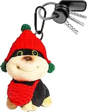 Wscwl Bag Charm - Adorable Bee Dog Plush Doll Bag Pendant | Soft Trendy Doll Pendant for Teens Adults Backpack Keychain Decoration Christmas Birthday