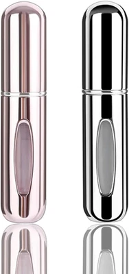 2 PCS Mini Perfume Atomizer Bottles,5Ml Spray Container,Portable Size Refilla...