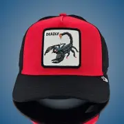 Goorin Bros Hat Cap Snap Back Red The Farm The Deadliest Scorpion Streetwear