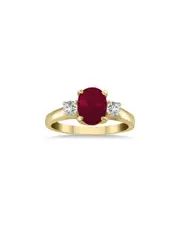 Gem Spark 14K 1.58 ct. tw. Diamond & Ruby Ring