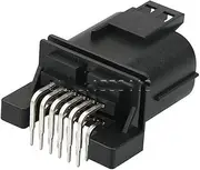 1-100 Sets MX23A Series 12 Hole Male Electric Atuo Socket Connector MX23A12NF1 (Size : 1 Set)