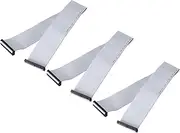 uxcell 3 Pcs IDC Flat Ribbon Cable, 2.54mm Pitch 51mm Width 50cm Long 40 Pin FC to FC Flat Ribbon Connector Jumper Wire for PC, LED Displays