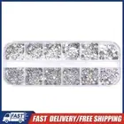 12 Lattices Mixed Nail Chain Rivets Rhinestones 3D DIY Nail Art Decorations