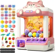 Claw Machine for Kids, Mini Vending Machine with Music, Prize Dispenser Toys for