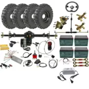 760mm Rear Differential Axle kit 48v1000W Motor for Trike Go kart ATV