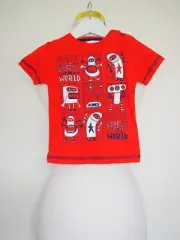 Size 12-18m Boys "Pumpkin Patch" Gorgeous Red Shirt. Brand New. Bargain Price.