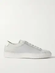 COMMON PROJECTS Original Achilles Leather-Trimmed Nubuck Sneakers 2293 41 US8