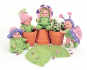 Mary Maxim Butterfly Garden Ensemble Doll Kit