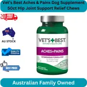 Vet’s Best Aches & Pains Dog Supplement 50ct Hip Joint Support Relief Chews