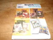 SIMPLICITY #7236 - BEAUTIFUL HOLIDAY & FLORAL PILLOW ENVELOPE PATTERN OZ FF