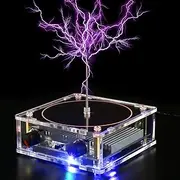 Musical Tesla Coil, Bluetooth Music Tesla Coil, Touchable Artificial Lightning Spark Gap Arc Generator, Wireless Transmission Experiment Model, Science Teaching Experiment Tool Desktop Toy (Standard)