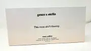 Grace & Stella Rose Quartz Facial Massager Roller This Rose Ain't Thorny - NEW!