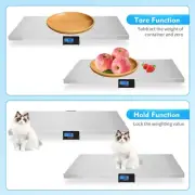 Scale Platform Floor Large Vet Animal + Pet Electronic Weigh 300kg/0.1kg 53x43cm