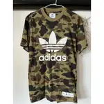 售 二手近全新ADIDAS X APE迷彩聯名款T-SHIRT