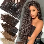 REAL THICK Clip In Remy Human Hair Extensions Full Head Double Weft Body Wave AU