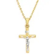 9ct Yellow Gold & White Gold Pendant