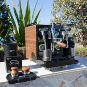 BELLEZZA INIZIO R CUSTOM BLACK & DARK WOOD + MAHLKONIG X54 GRINDER PACKAGE