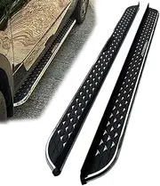 Glitter Running Board fit for KGM SsangYong Korando 2019-2025 Side Step Running Board Pedal Nerf Bar Aluminium Starry Sky Effect(with Brackets)