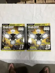 2 New ASOTV Bell & Howell TriBurst Color Select 5500 LUMENS 144 LED Bulb