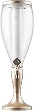 Beverage Containers 3L Large Capacity Beer Tower, Drink Tower with Removable and Washable Luminous Icicle, Beer Container, Beverage Dispenser Gift