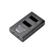 LCD Battery Charger USB 2 Slot Dual Charging Holder For Gopro Max Action Camera