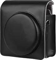 [Generic] Portable Instant Camera Case Carry Bag PU Leather with Shoulder Strap Compatible with SQ1 Instant Camera