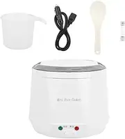 1.6L Mini Rice Cooker, 30 Minutes (2 Cups) Portable Travel Steamer Small, Removable Non-Stick Pot with Double Safety Buckle, Keep Warm, Suitable for 1-2 People - for 12V Car Use