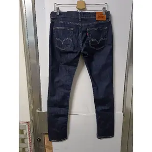 Levis，女用單寧窄管褲