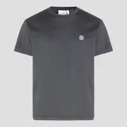 [Stone Island] Stone Island-T-Shirts And Polos Lead Grey-Uomo XL