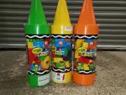 3x Crayola Building Blocks 40pc Set in Crayon Shaped Storage Container No. 99040