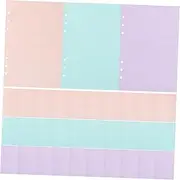 OFFSCH 3 Pack of A5 Planner Refill Paper 6 Hole Binder Paper for Notebook Planner Inserts